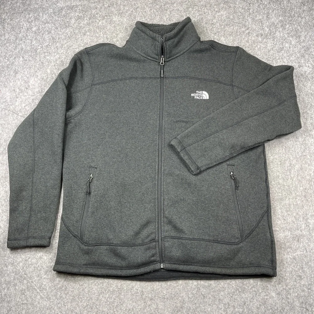 The North Face Jacket Mens XL Dark Gray Sherpa Lined Campshire‎ Fleece Gorpcore